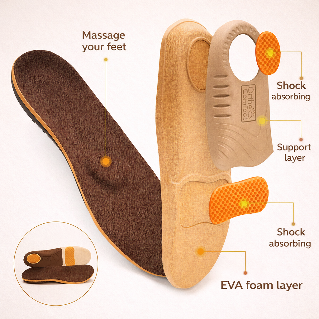 Close-up of Genuine Leather Material on Men’s Orthopedic Boots